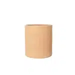 Maceta de terracota cilÃndrica alta ideal para plantas aromáticas