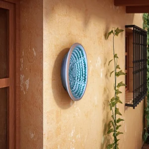 lebrillos de barro esmaltado modelo Granada para decoración de interior y exterior