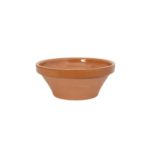 Lebrillo de barro grande artesanal con acabado vidriado, ideal para cocina, decoración y jardinería. Fabricado con técnicas tradicionales en Cerámica Campoy.